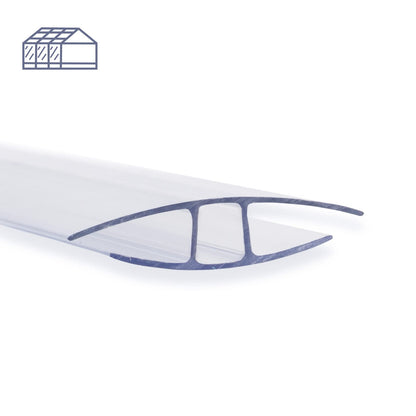 KARAT Stegplatten Polycarbonat transparent 4 mm 14 Stück 60,5 x 121 cm