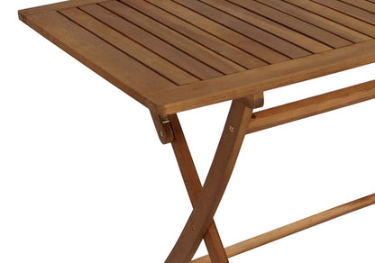 DEGAMO Gartentisch Tobago 120x70 cm, Akazie geölt, klappbar