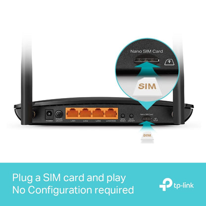 TP-Link Archer MR550 4G+ LTE Router - SIM Dual-Band AC1200