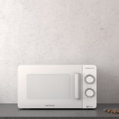 Cecotec Mikrowelle ProClean 3020 - 20 Liter 700 Watt Weiss