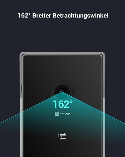 EZVIZ HP7 Video Türklingel Kit - 2K 2-Familien-Set mit Dual 7" Touch