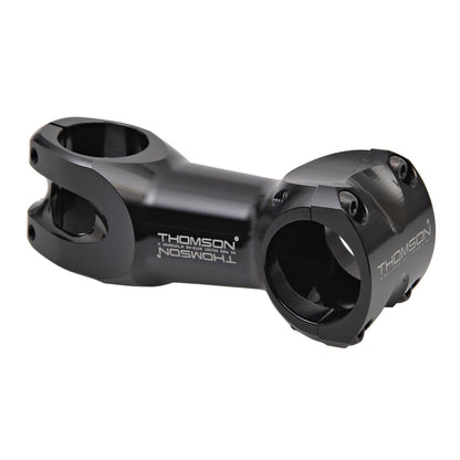 Thomson Elite X4 A-Head Vorbau: Schwarzer Vorbau, 10°, 80mm, 31.8mm. Verbindet Lenker mit Gabelschaft.