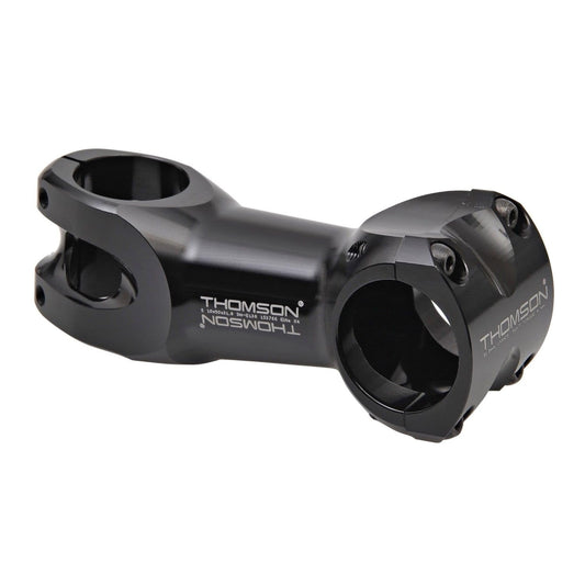 Thomson Elite X4 A-Head Vorbau: Schwarzer Vorbau, 10°, 80mm, 31.8mm. Verbindet Lenker mit Gabelschaft.
