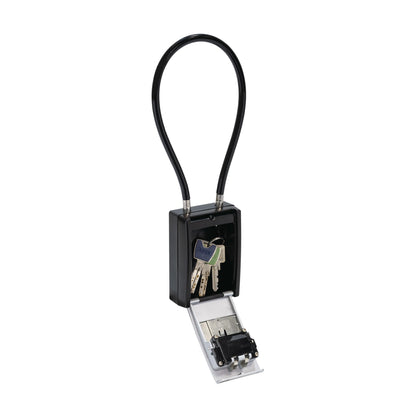 ABUS KeyGarage 797 FLEX Schlüsselkasten Zahlencode – Schwarz-Silber