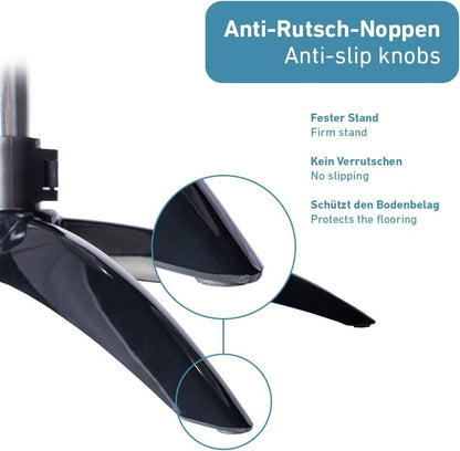 PetTec Hundenapf erhöht grosse Hunde - 2x 2.5L Schwarz