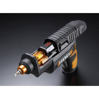 WORX WX255 Akkuschrauber 4V mit Bit-Magazin und Schraubenhalter