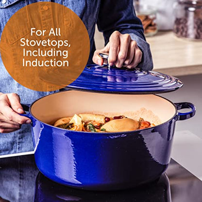 BK Cookware Bourgogne Schmortopf Gusseisen Bräter - 28cm Königsblau