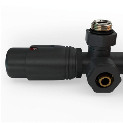 Design Multiblock Heizkörper-Set Eckform Anthrazit 50mm Nabenabstand