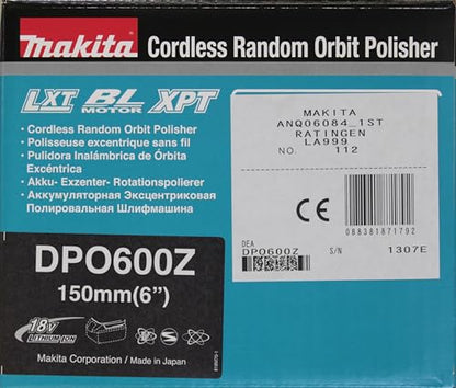Makita DPO600Z Akku-Exzenterpolierer 18V ohne Akku