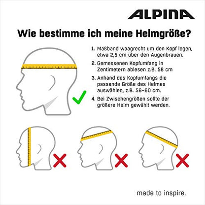 Alpina Altona Fahrradhelm - Black matt 52-57 cm
