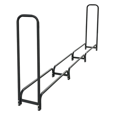 QUICK STAR Metall Kaminholzregal Anthrazit 272x25x95 cm