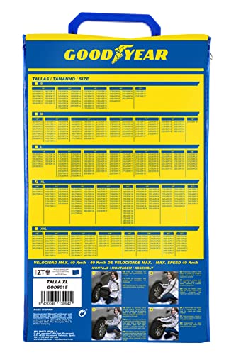 Goodyear Ultra GRIP Textil Schneeketten - Grösse XL 2er Set Weiss