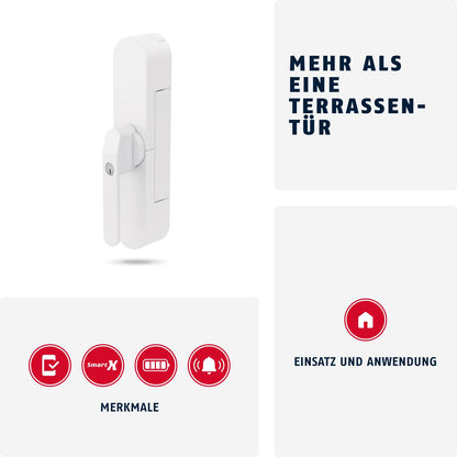 ABUS WINTECTO One Fensterantrieb – Weiss, gleichschliessend