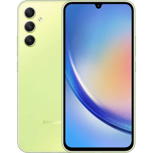 Samsung Galaxy A34 5G (A346B) Smartphone 128GB Awesome-Lime. Limettengrünes Smartphone zur mobilen Kommunikation und Datennutzung.