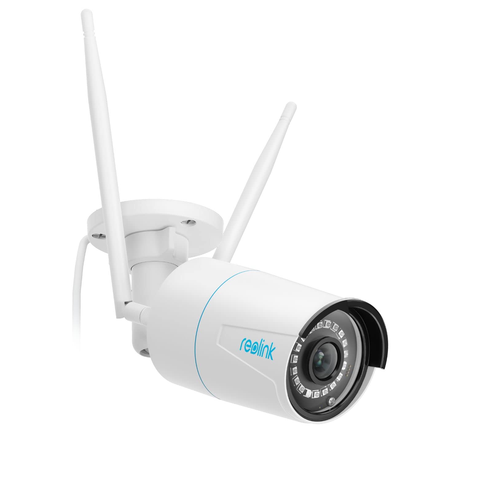 Reolink RLC-510WA WLAN Aussenkamera - 5MP Dual-Band. Weißes Bullet-Gehäuse zur 5MP WLAN-Aussenüberwachung.