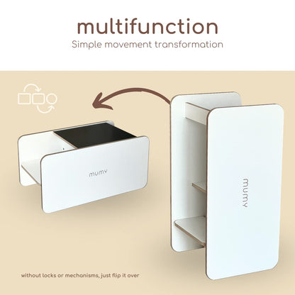 mumy easyFLIP Lernturm - 2-in-1 Montessori Schreibtisch