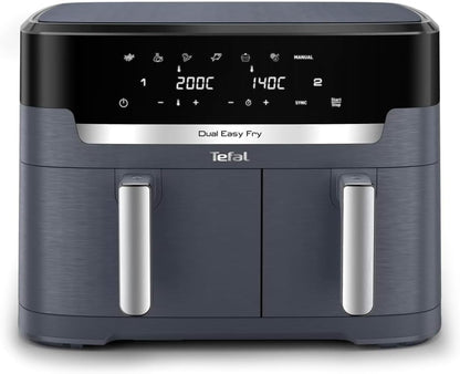 Tefal Dual Easy Fry XXL Heissluftfritteuse - 11L Grau EY942BE0
