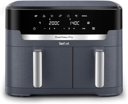 Tefal Dual Easy Fry XXL Heissluftfritteuse - 11L Grau EY942BE0