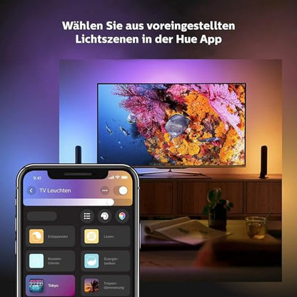 Philips Hue White & Color Ambiance Play Lightbar 2er Pack Schwarz