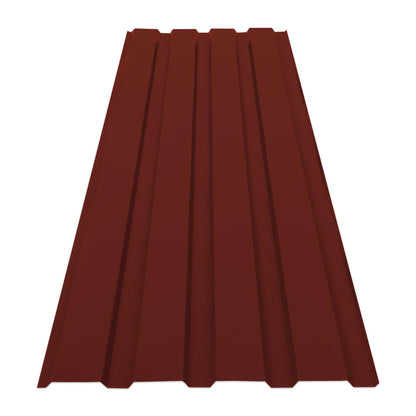 KARAT Trapezblech 115 x 45 cm, 15 Stück, verzinkter Stahl, Rot