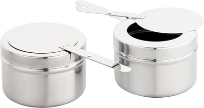Morleos Chafing-Dish Speisewärmer - 3x 1/3 GN 65 mm Edelstahl