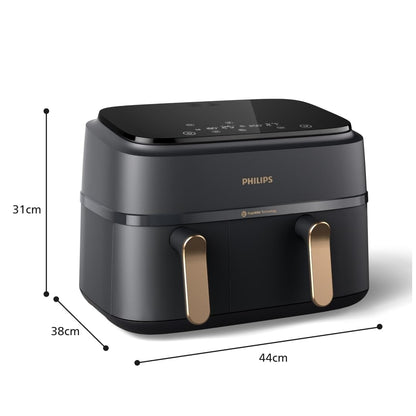 Philips Airfryer Dual Basket 3000 Series Heissluftfritteuse 9 L
