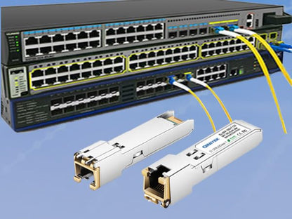 Universell SFP+ auf RJ45 Transceiver - Multi-Gigabit Kupfer 2er-Pack