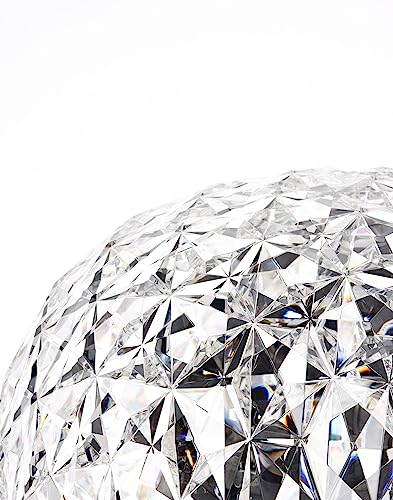 Kartell Planet Tischleuchte mit Metallgestell glasklar dimmbar