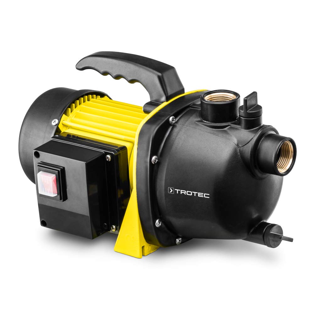 TROTEC TGP 1000 E Gartenpumpe – 3.300 l/h, 1.000 W, 42 m Förderhöhe