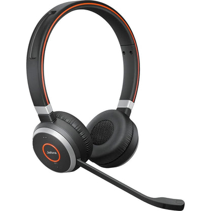 Jabra Evolve 65 SE Schnurloses Stereo Headset MS Teams Schwarz: Kabelloses Stereo-Headset für MS Teams Kommunikation.