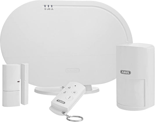 ABUS Smartvest Funk-Alarmanlage Basis-Set – Weiss (77442)