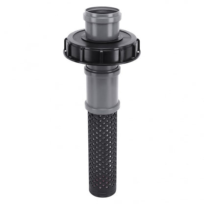 REKUBIK IBC Deckelfilter mit HT-Rohr DN 75, Deckelgrösse DN 150, Feinfilter aus Aluminiumgewebe