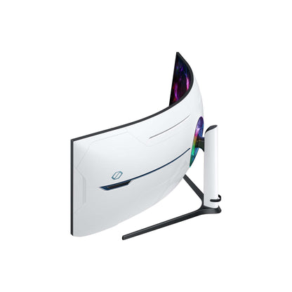 Samsung Odyssey Neo G95NC Curved Gaming Monitor - 57 Zoll, Weiss