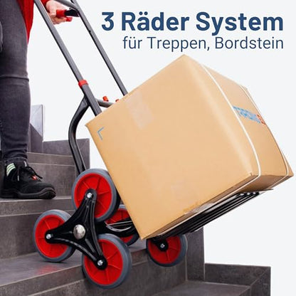 Pallit Diablo-FS Treppen-Sackkarre klappbar - 3-Rad-System, 120kg