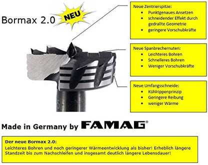 FAMAG Scheibenschneider-Satz WS 6-teilig mit Bormax - 1628.306