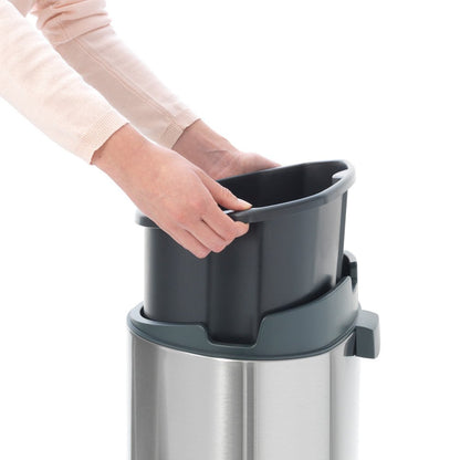 Brabantia Touch Bin New Edelstahl Abfalleimer 40L - Brilliant Steel