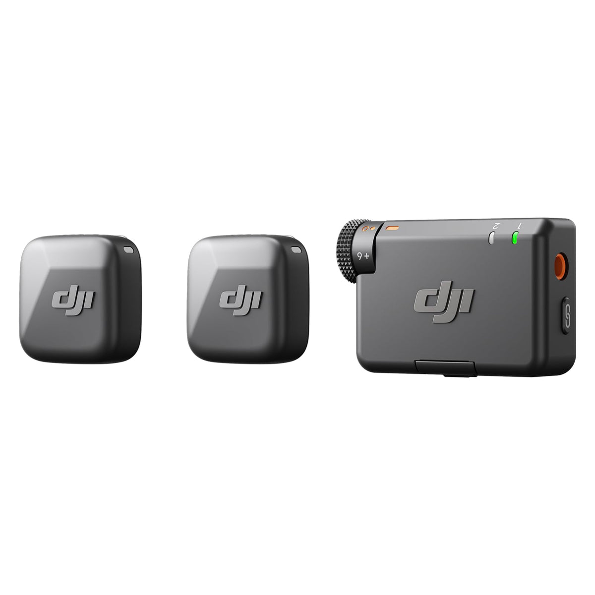 DJI Mic Mini Kabelloses Lavaliermikrofon, 2 Sender + 1 Empfänger, kompaktes Set für Kamera und Android