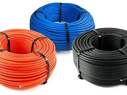 SOLARTRONICS Solarkabel Photovoltaik 6mm² - 50m, Schwarz