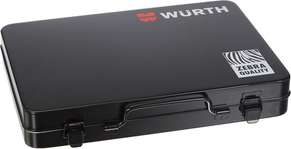 Würth Zebra Knarrenkasten - 1/4 + 1/2 Zoll, 59 tlg.