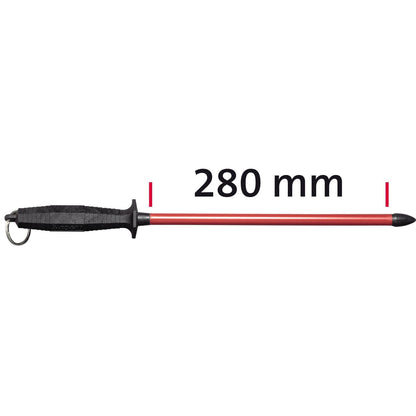 Westmark Long-Life Schleifrohr Messerschärfer - schwarz/rot, 50 cm
