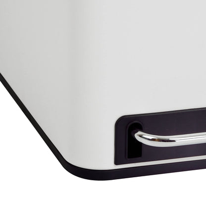 SVITA TM3X18 Mülleimer 3 Fächer 54L Mülltrennung weiss