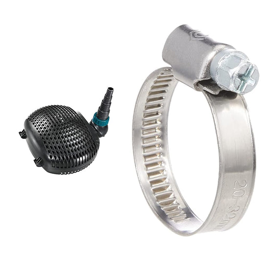 AquaForte EC 5.000 Filter- & Teichpumpe und Cornat Schlauchschelle