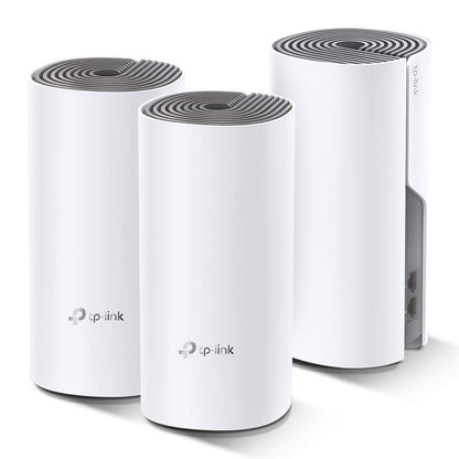 TP-Link Deco E4 Mesh WLAN System AC1200 - 3er Pack Weiss