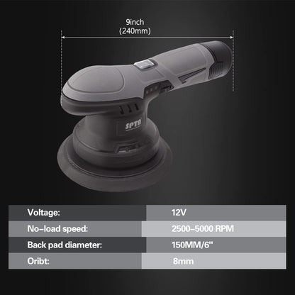 SPTA Akku Poliermaschine LD601EU, Dual Action, 125/150 mm