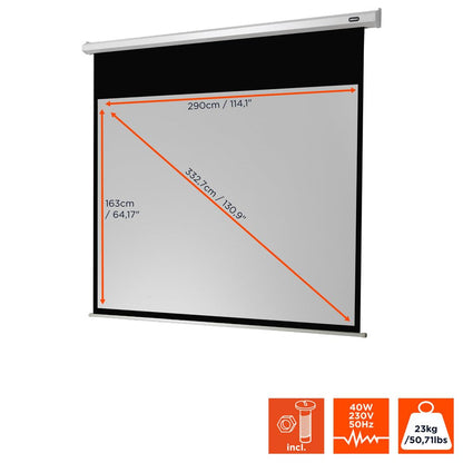 celexon Economy Elektrische Beamer-Leinwand 130 Zoll 16:9