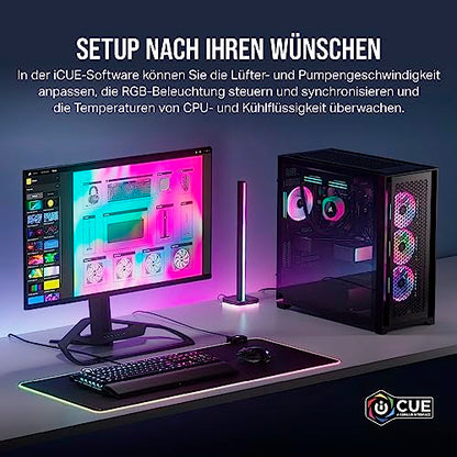 Corsair iCUE LINK H150i RGB Flüssig-CPU-Kühler - 360mm weiss