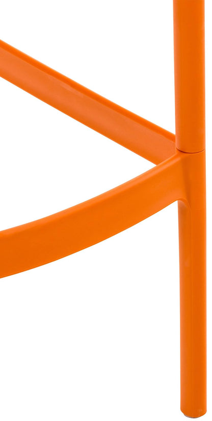 CLP Barhocker Air Kunststoff, 75 cm – wetterbeständig, orange