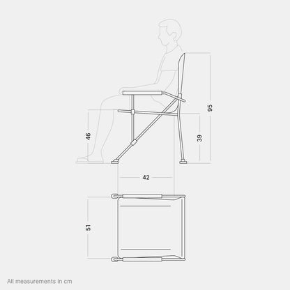 qeedo Johnny XL Campingstuhl 2er-Set klappbar bis 150 kg