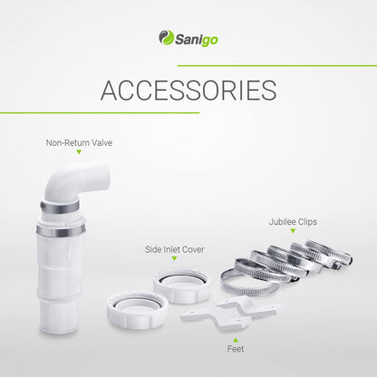 Sanigo SANI-S250C Sanitärzerkleinerer – Dusche 2 Eingänge