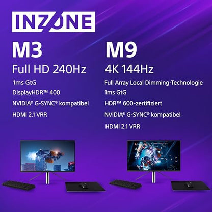 Sony INZONE M3 Gaming Monitor 27 Zoll FHD 240Hz Weiss
